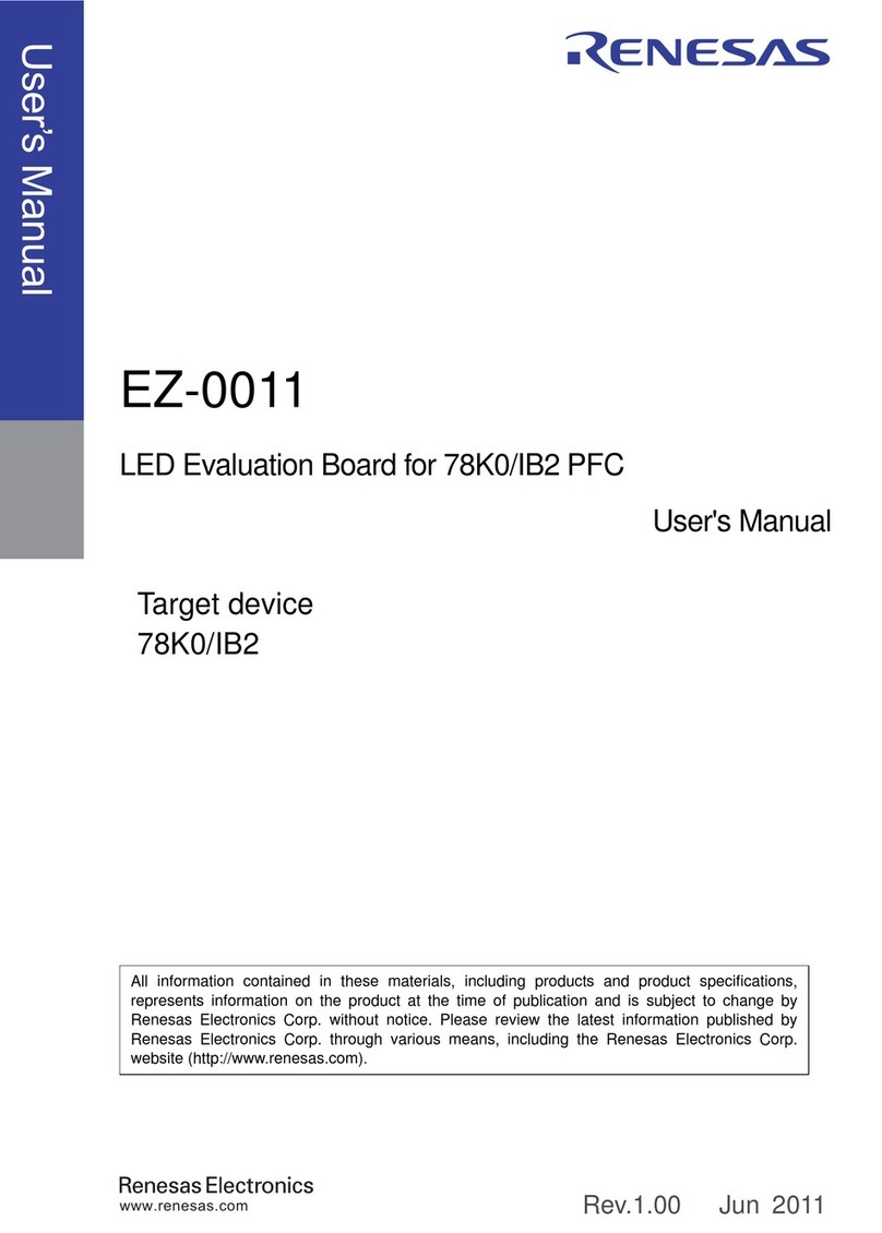 Renesas EZ-0011 user manual