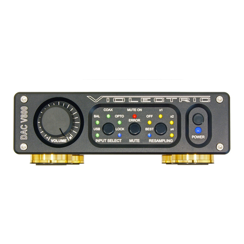Violectric DAC V800 user manual