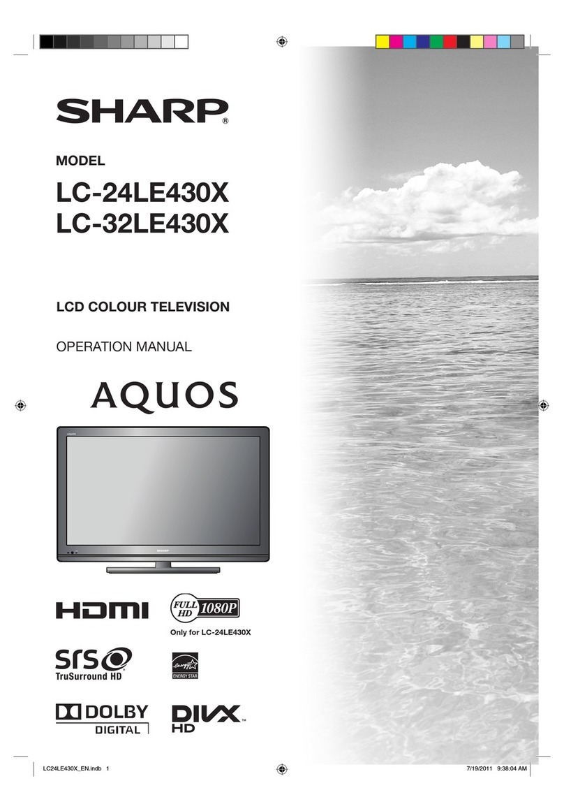 Sharp Aquos LC-24LE430X User manual