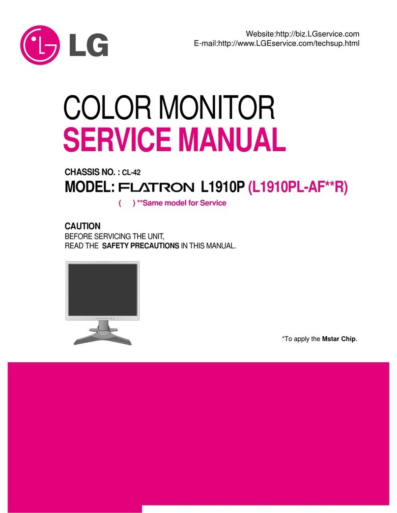 LG FLATRON L1910P User manual