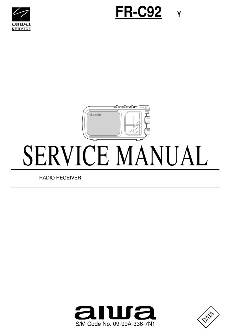Aiwa FR-C92 Service manual