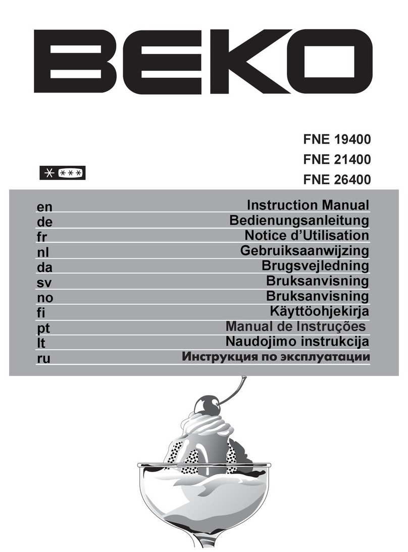 Beko FNE 26400 User manual