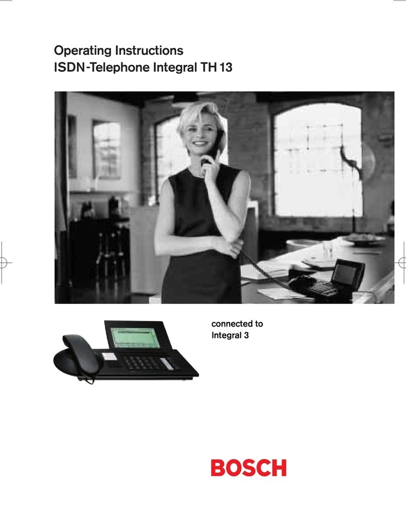 Bosch Integral TH13 User manual Bosch Integral TH13 User manual