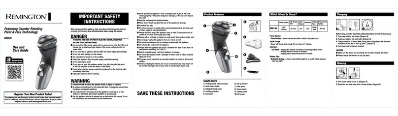 Remington SR9130 User manual