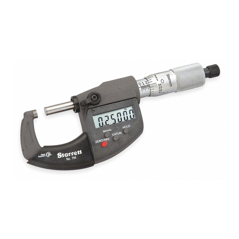 Starrett Electronic IP67 user guide