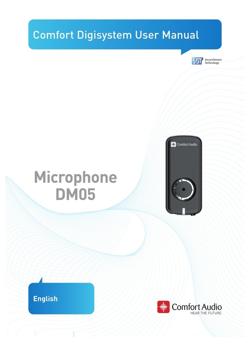Comfort audio DM05 user manual
