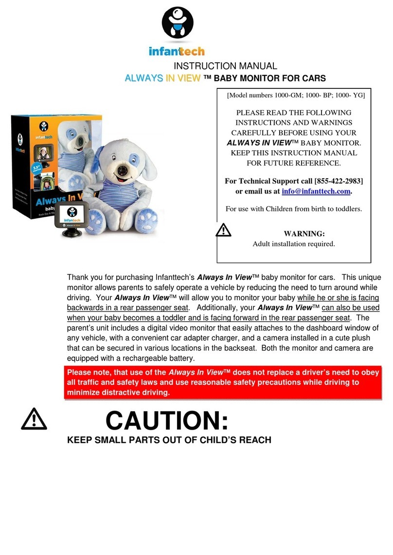 Infanttech ALWAYS IN VIEW 1000-GM User manual