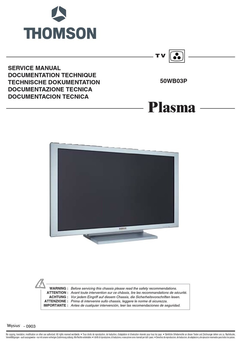 THOMSON 50WB03P Service manual