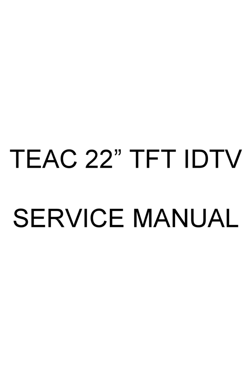 Teac TFT IDTV User manual