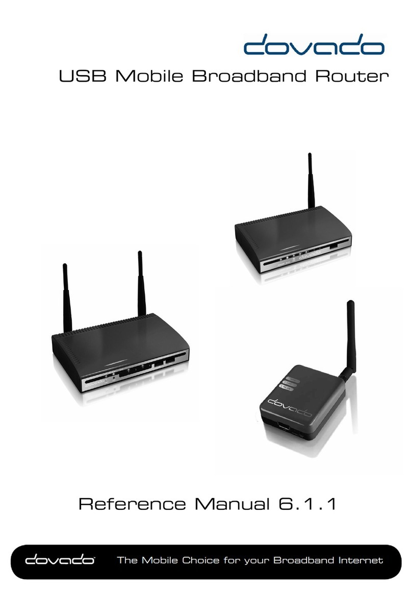 Dovado USB Mobile Broadband Router Reference manual