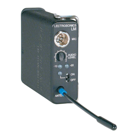 Lectrosonics LM User manual