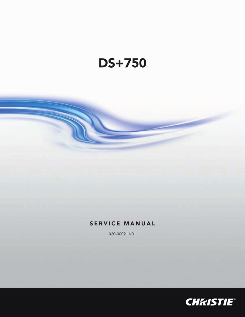 Christie DS+750 Service manual