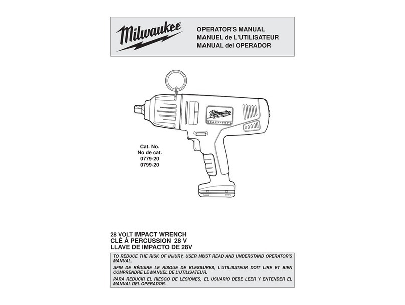 Milwaukee 0779-20 User manual