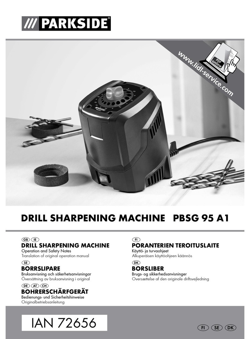 Parkside PBSG 95 A1 User manual