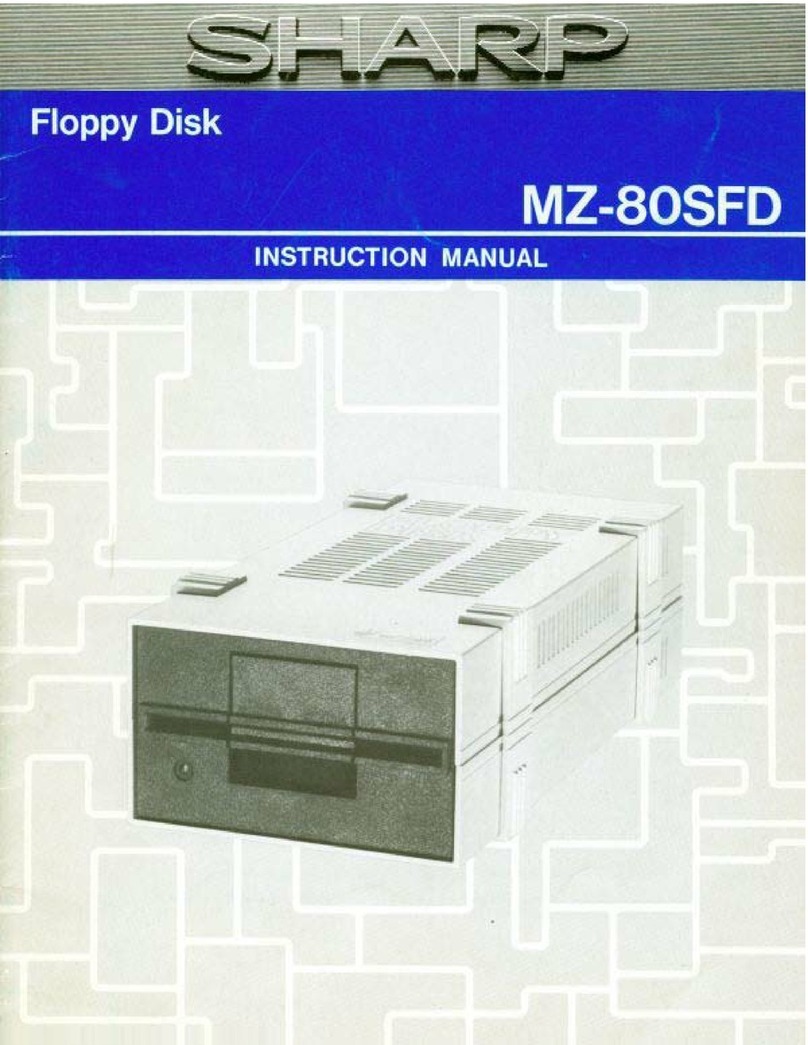 Sharp MZ-80SFD User manual