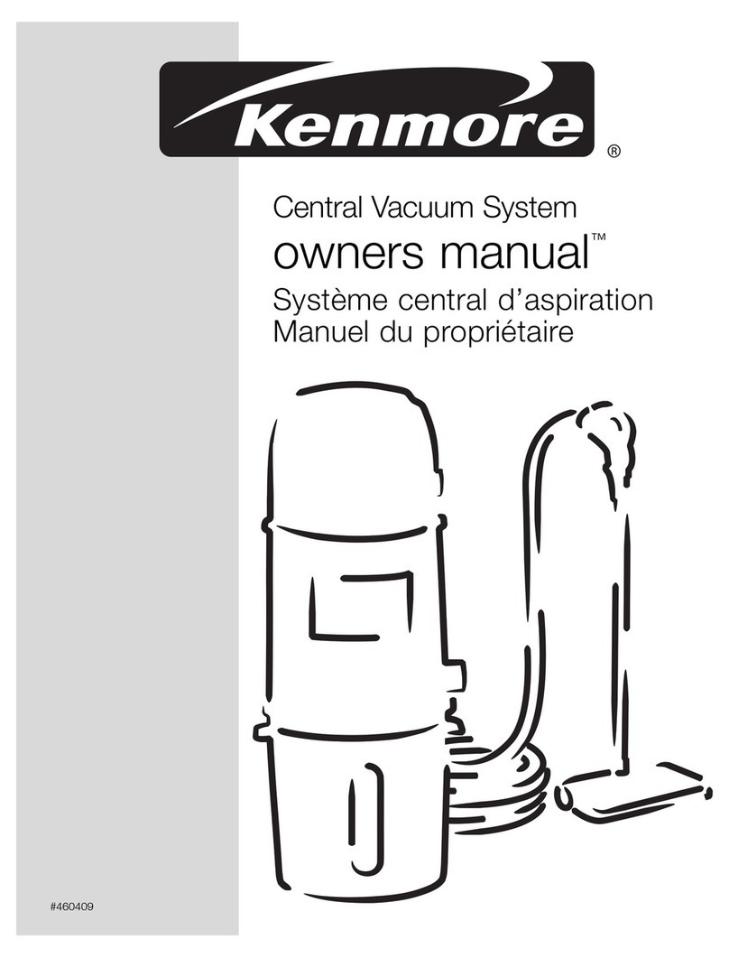Kenmore Central Vacuum System owner's manual