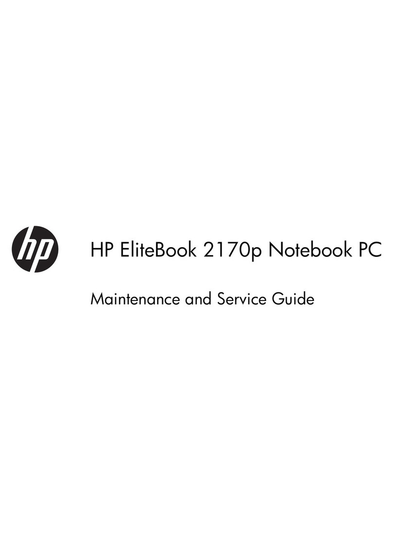 HP EliteBook 2170p Manual