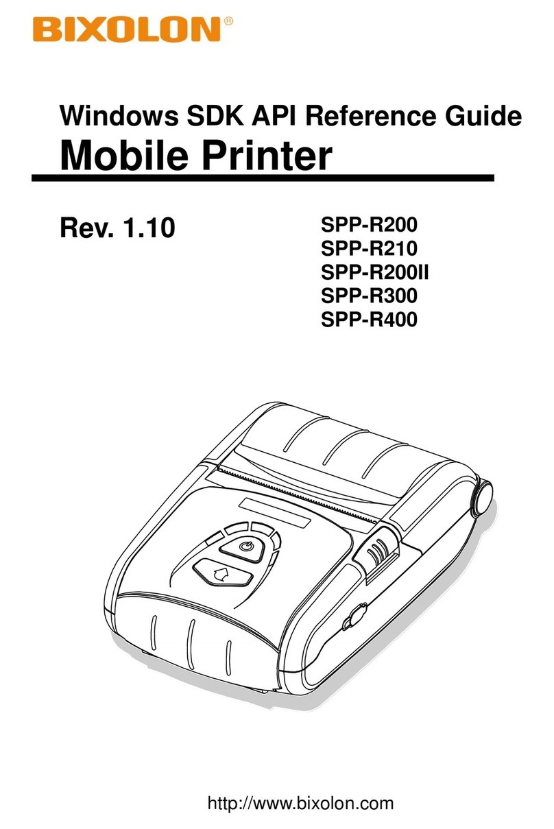 BIXOLON SPP-R200 User manual