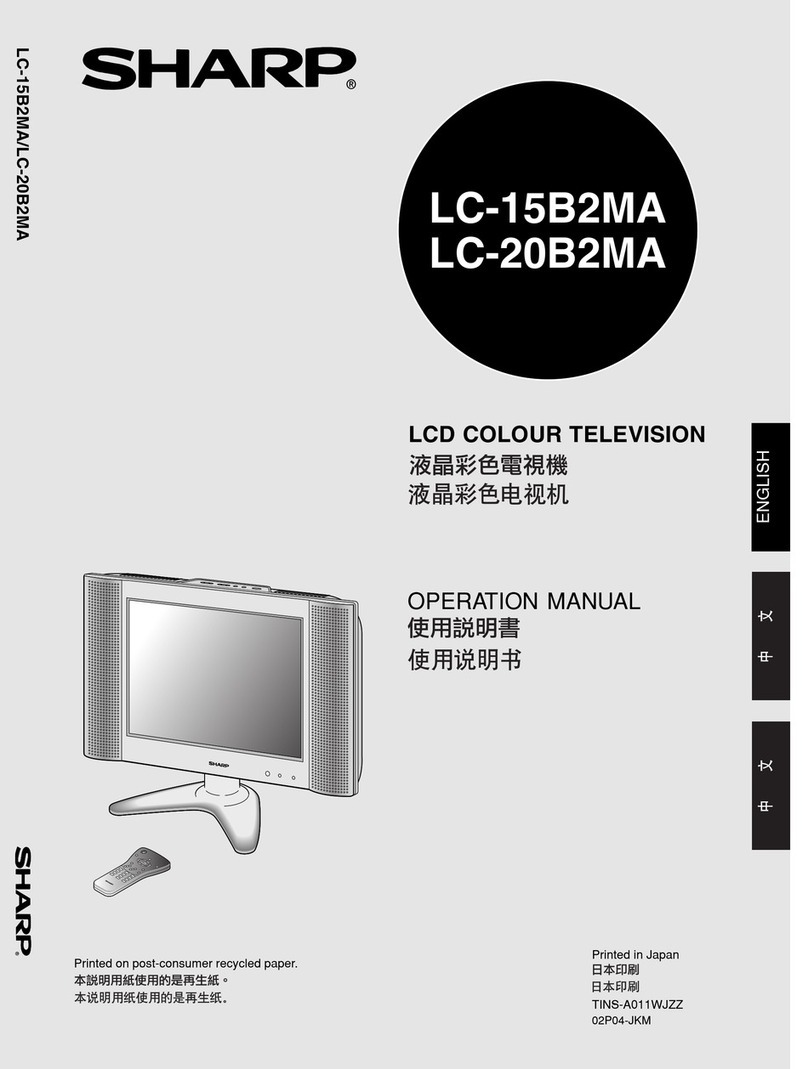 Sharp LC-15B2MA User manual