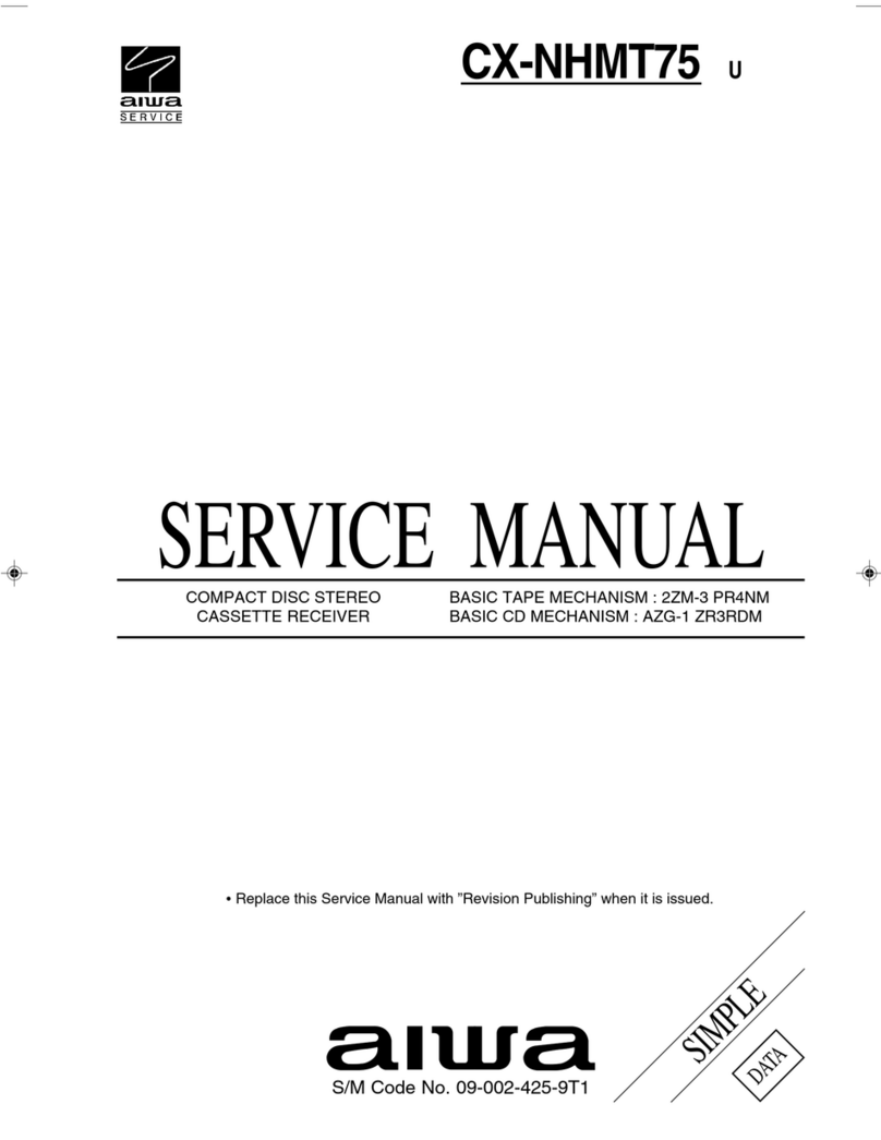 Aiwa CX-NHMT75 u User manual