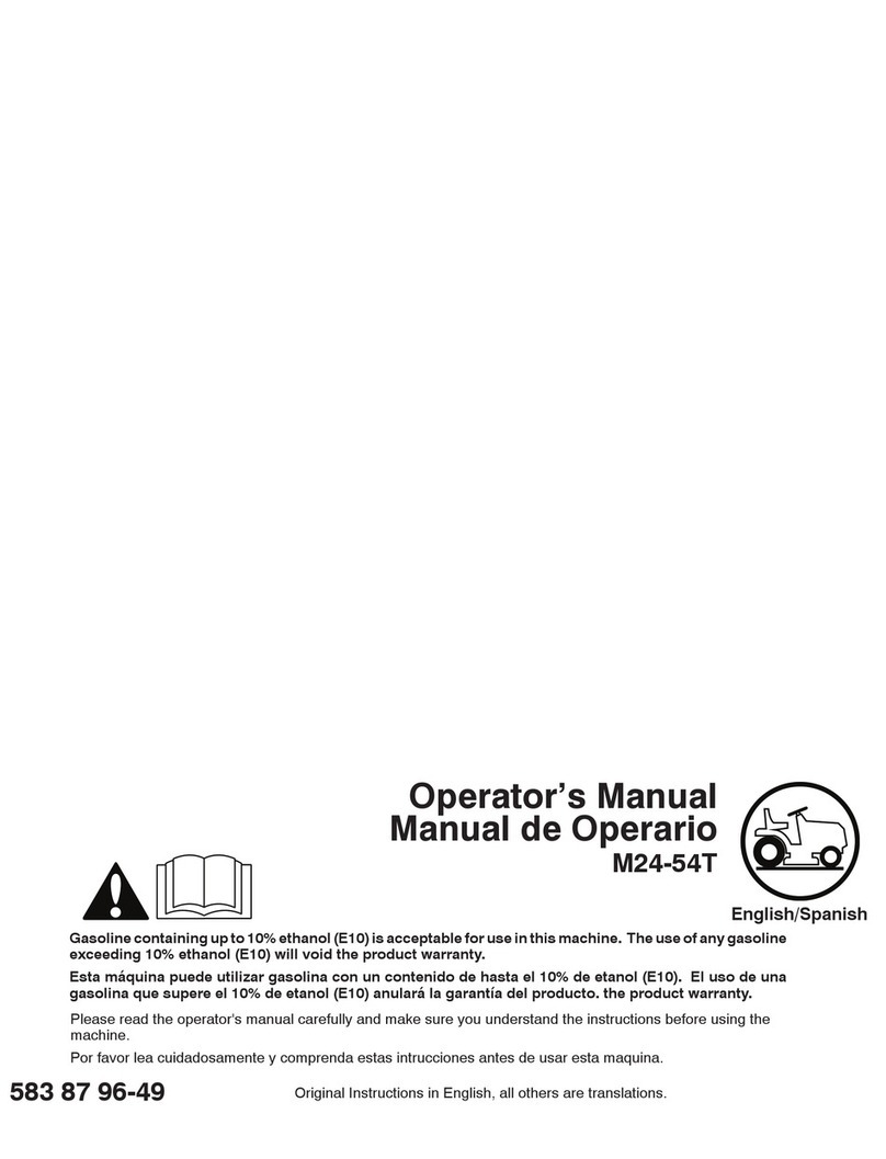McCulloch M24-54T Operator's manual
