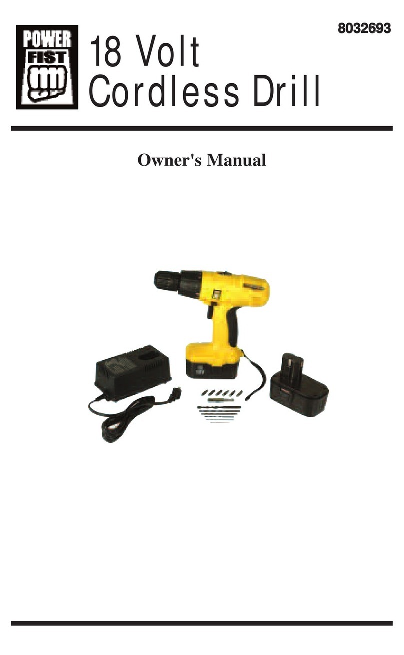 Power Fist 8032693 owner's manual