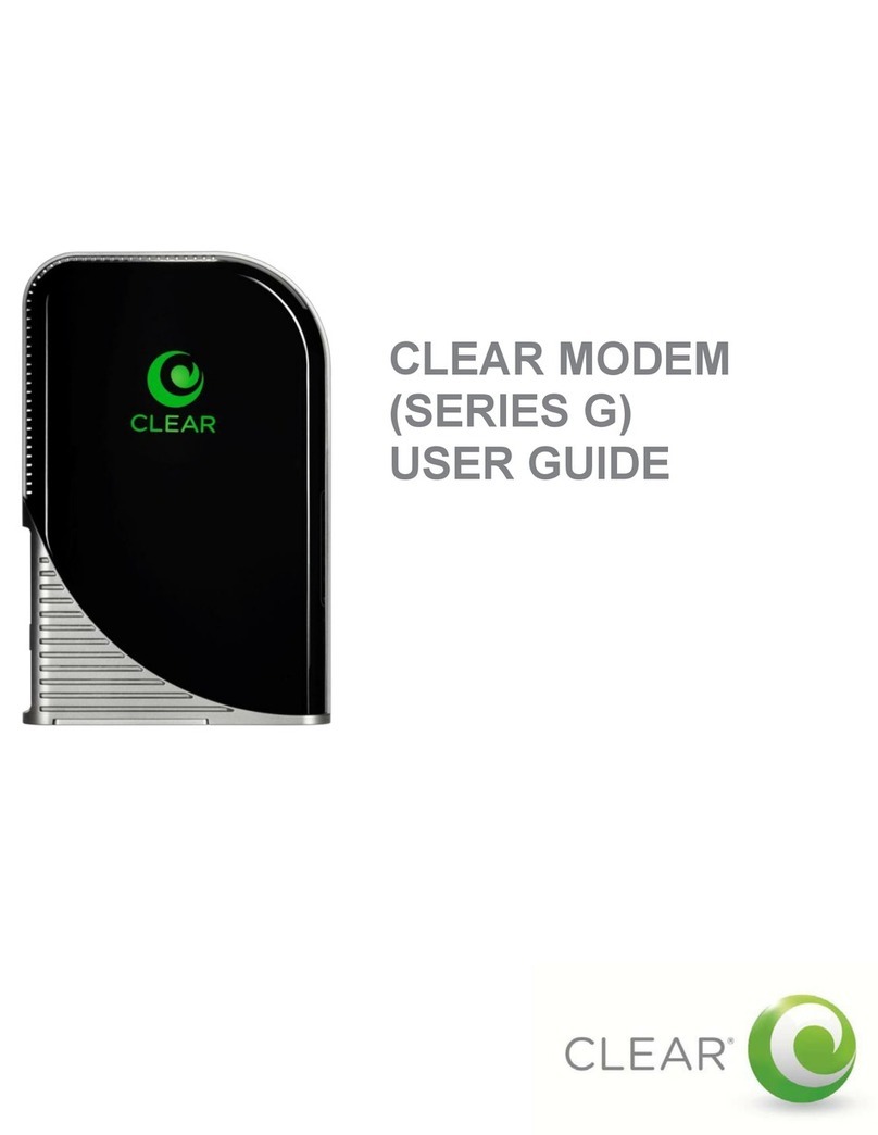 Clear G SERIES User manual