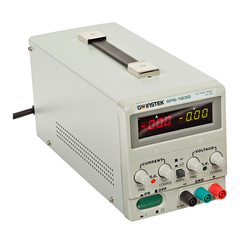 GW Instek SPS-1230 User manual GW Instek SPS-1230 User manual