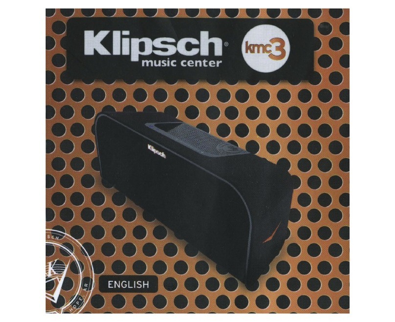 Klipsch KMC 3 user guide