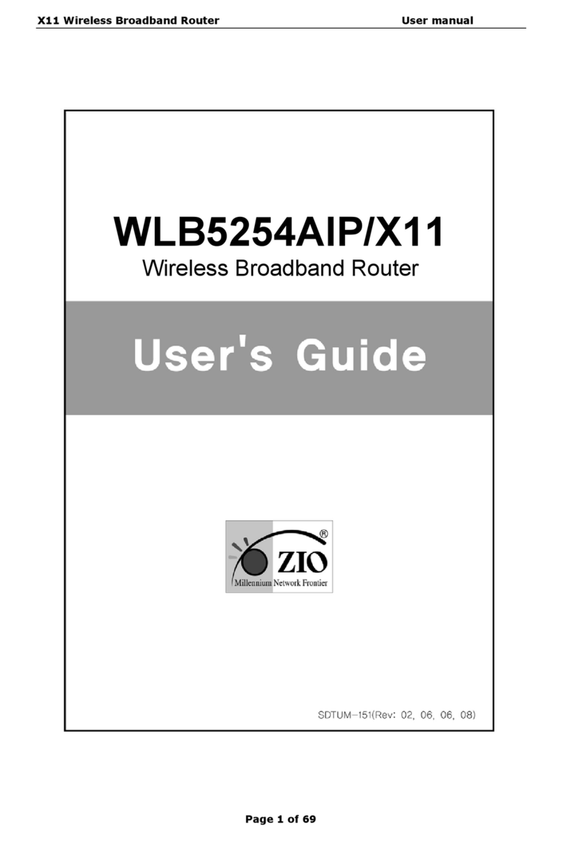 Zio WLB5254AIP/X11 user guide