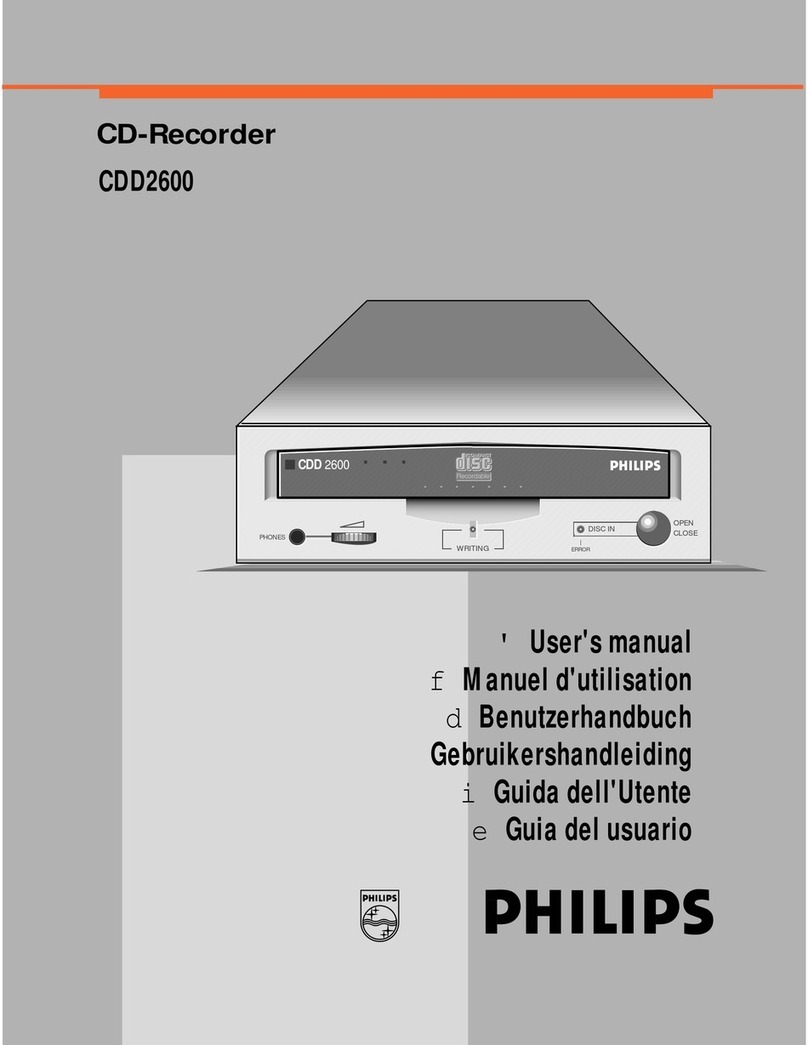 Philips CDD260 user manual