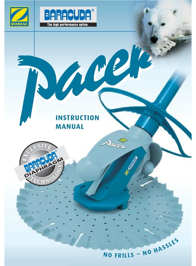Zodiac Baracuda Pacer instruction manual