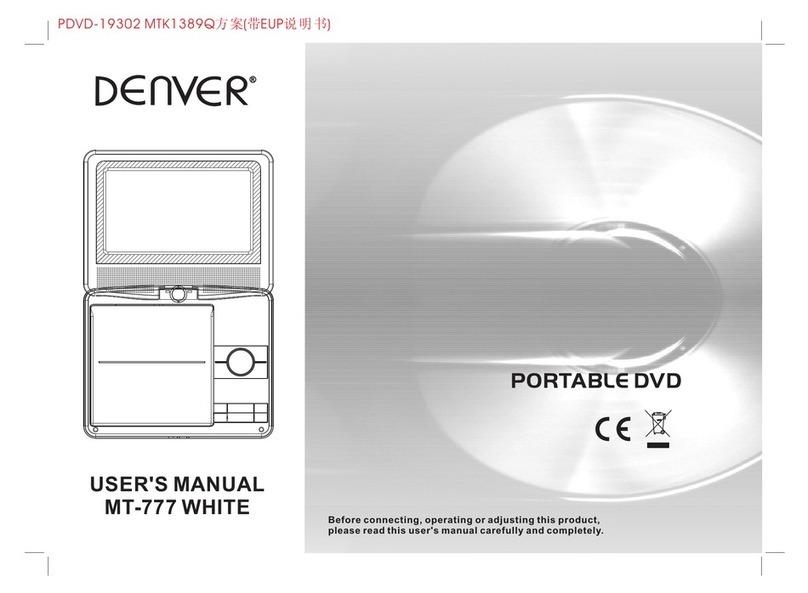 Denver MT-777 WHITE user manual