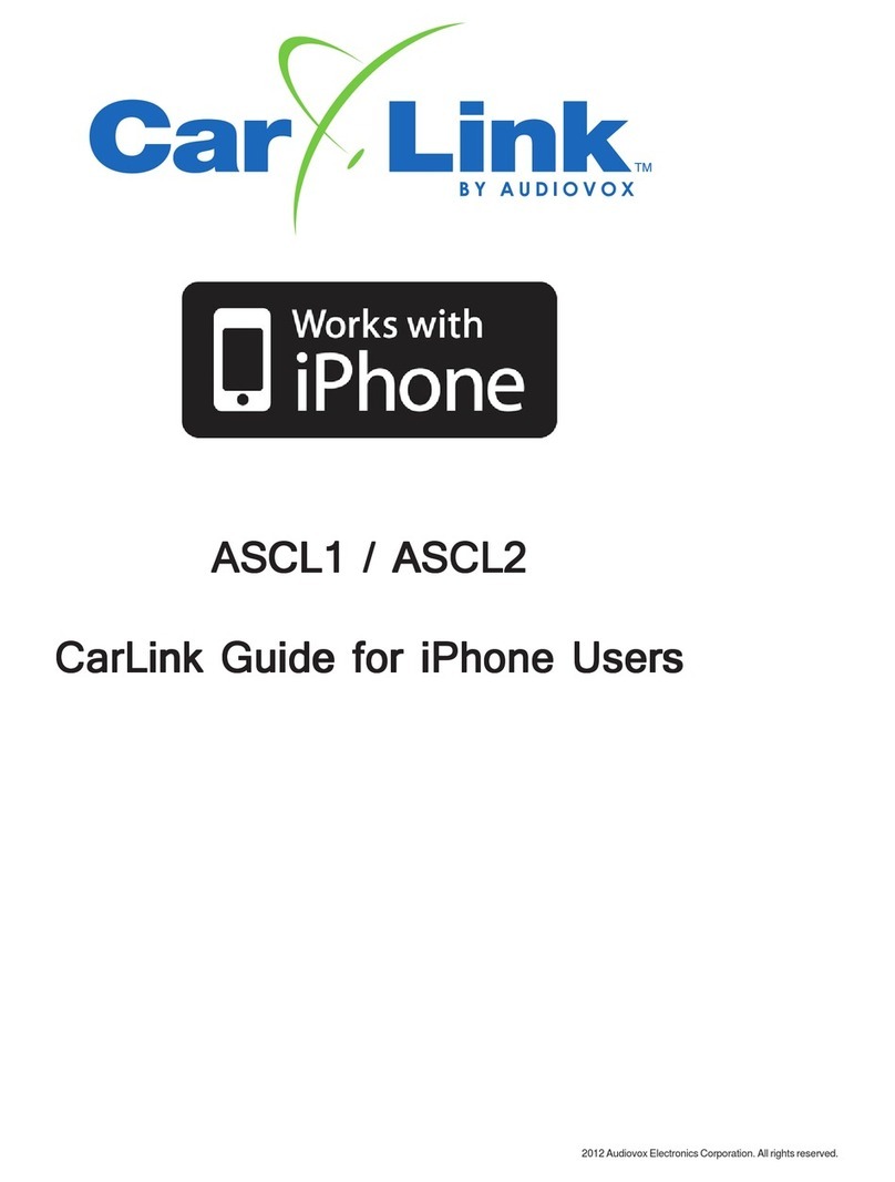 Audiovox CarLink ASCL1 user guide