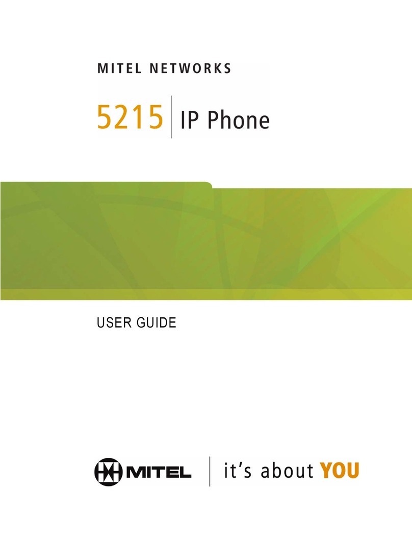 Mitel 5215 User manual