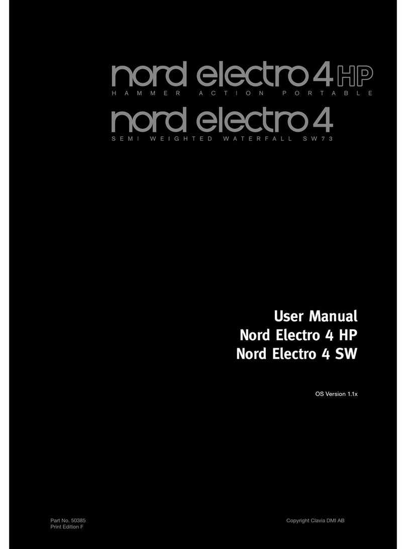 Clavia Nord Electro 4HP user manual