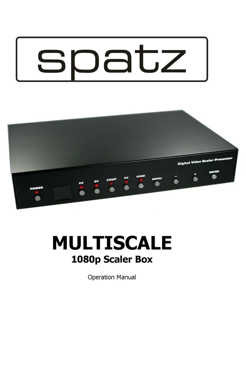 Spartz MULTISCALE Operation manual