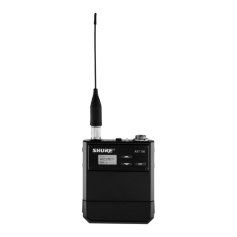 Shure Axient User manual