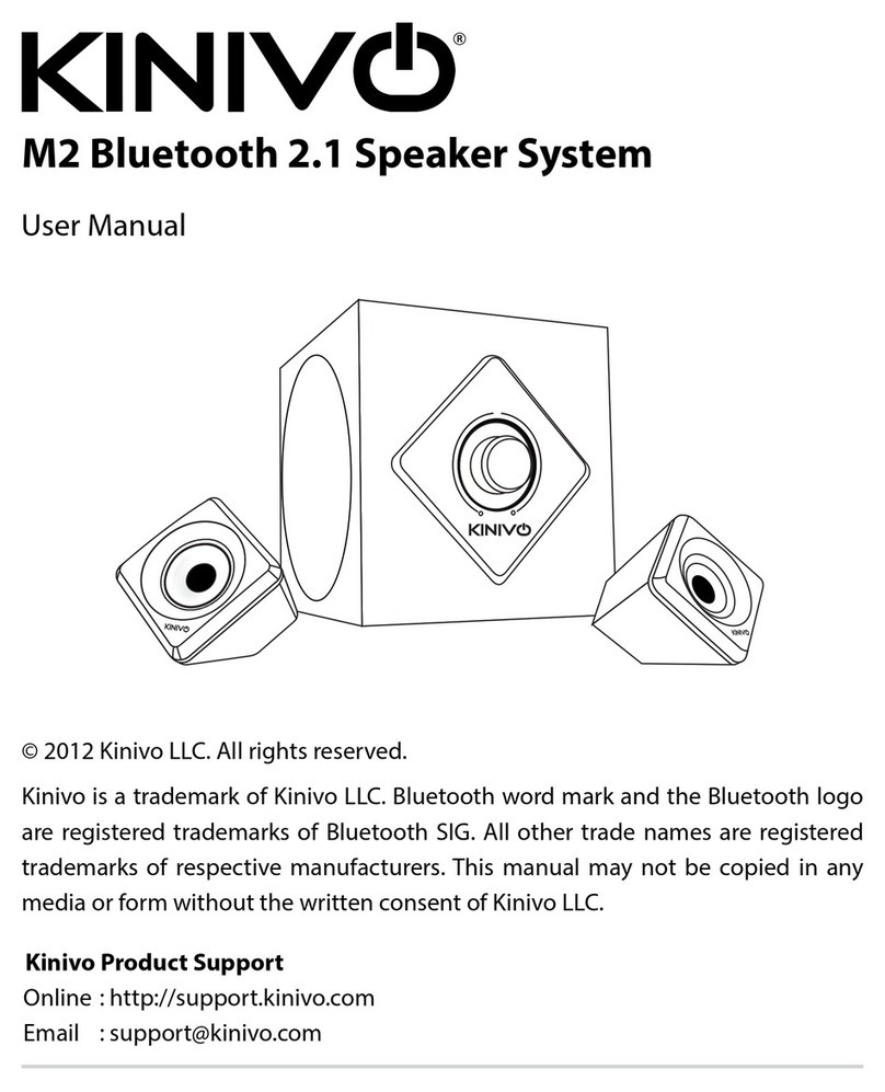 Kinivo M2 user manual