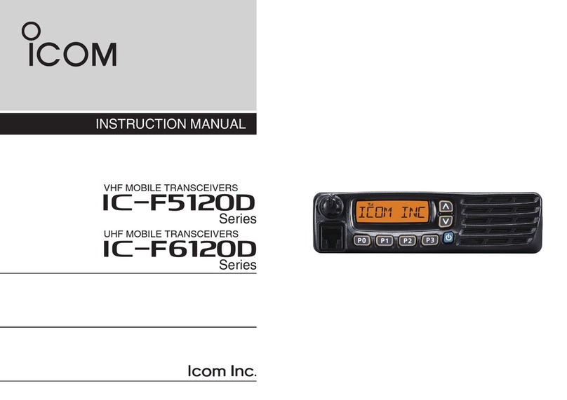 Icom IC-F5120D Series User manual