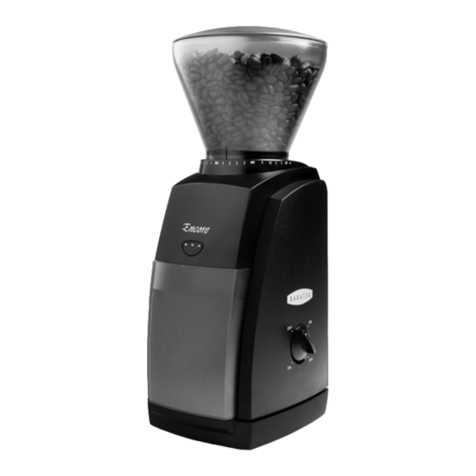 Baratza Encore Operation manual