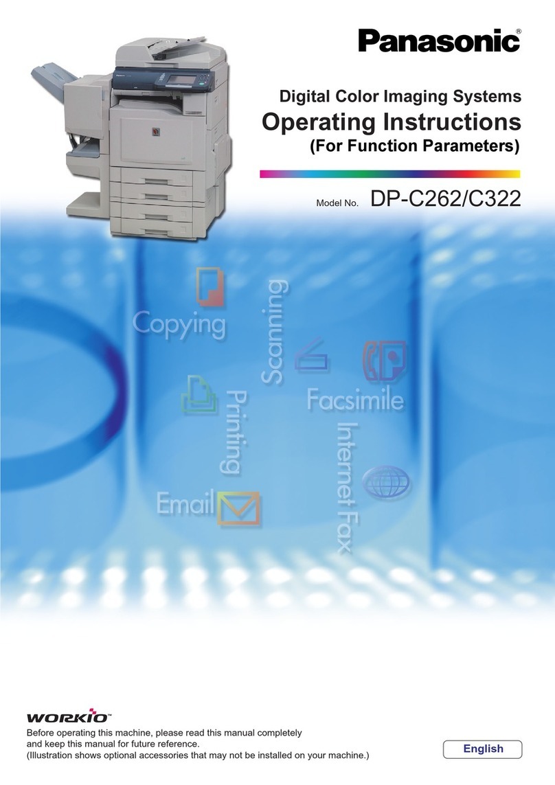Panasonic Workio DP-C262 Instruction and safety manual