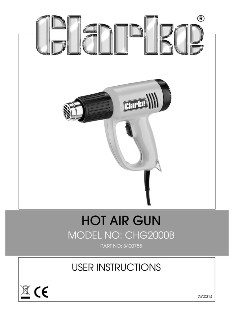 Clarke CHG2000B User manual