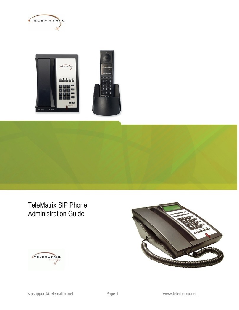 Telematrix SIP Phone Instruction Manual