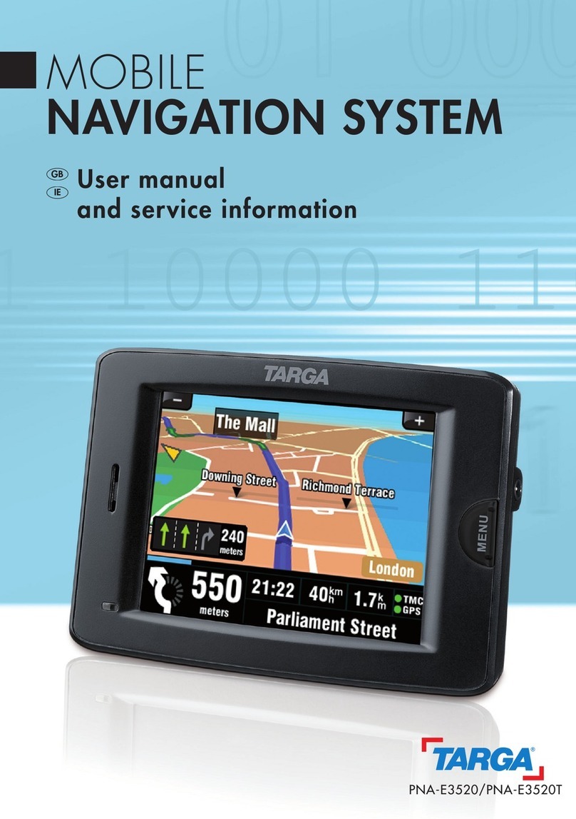 Targa PNA-E3520 Instruction sheet