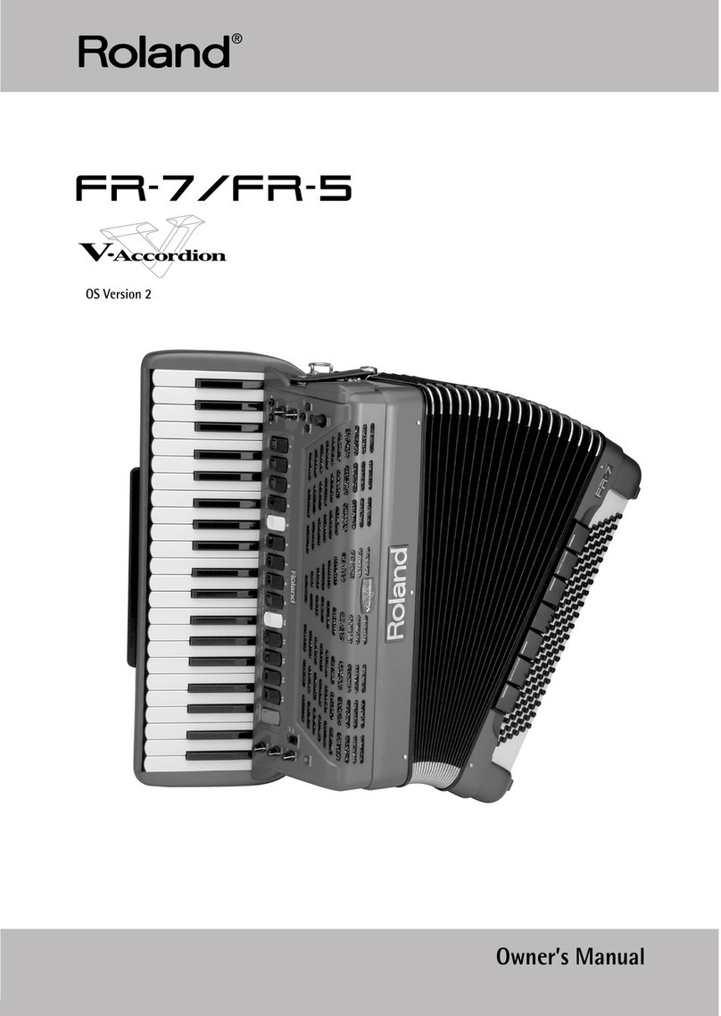 Roland V-ACCORDION FR-5 User manual