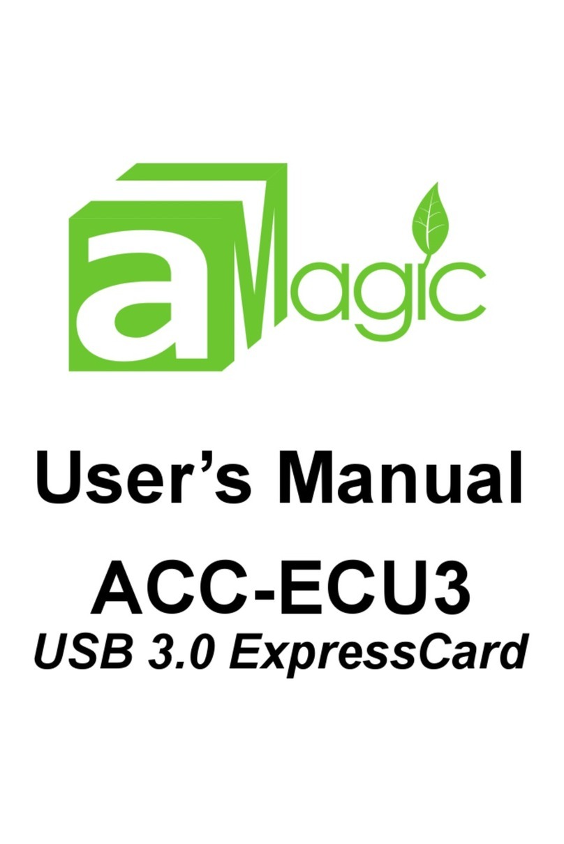 AMagic ACC-ECU3 user manual AMagic ACC-ECU3 user manual