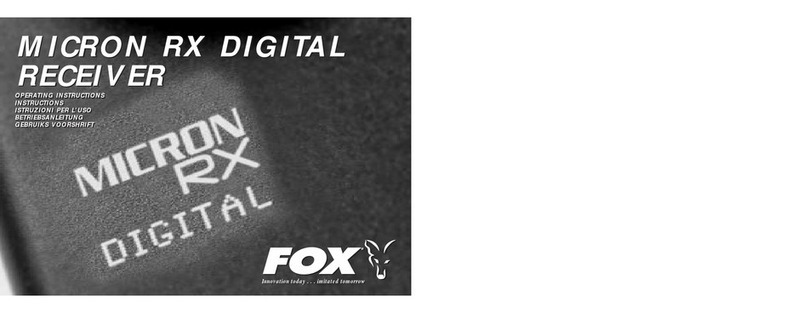 Fox Micron RX operating instructions