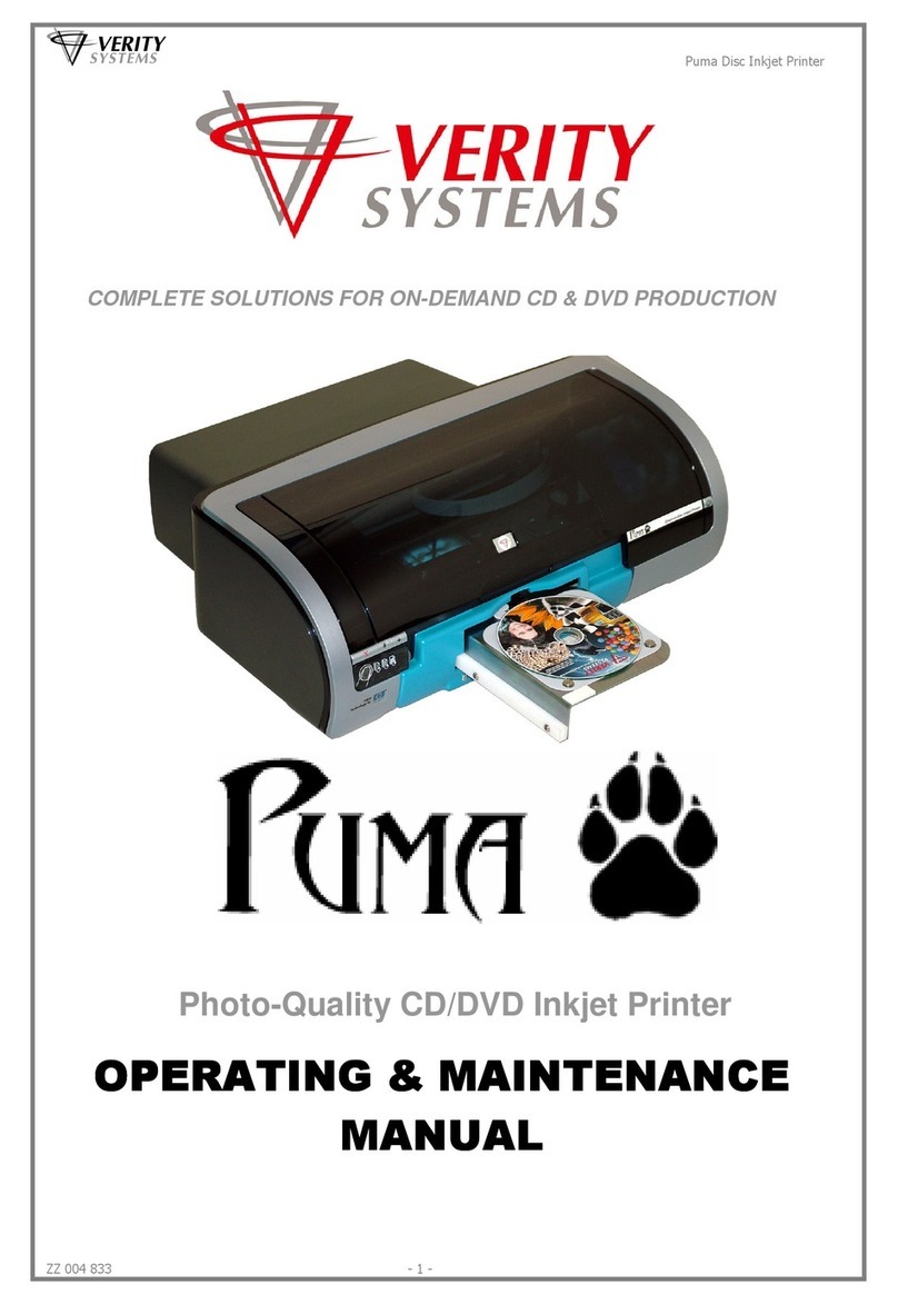 Verity Systems Puma operating & maintenance manual
