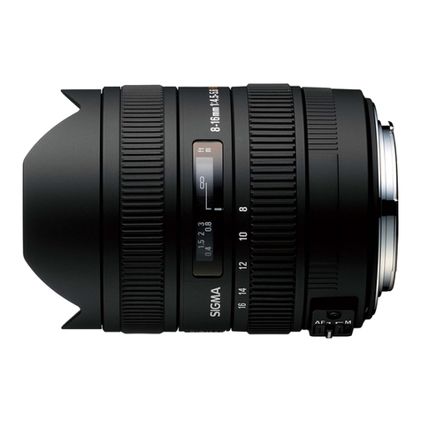 Sigma 8-16mm F4.5-5.6 DC HSM User manual